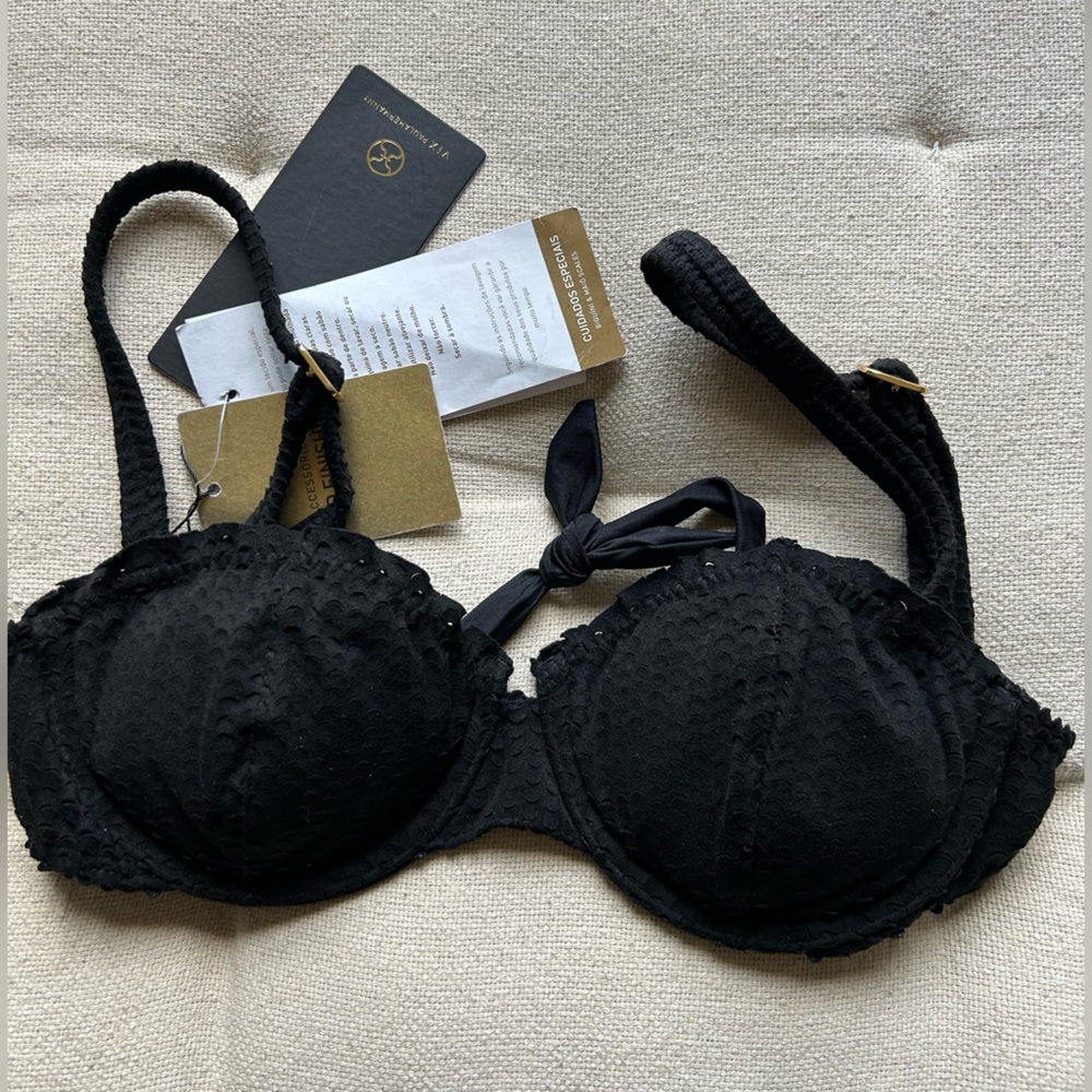NWT ViX Paula Hermanny Scales Nissi Bikini Top